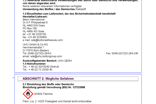 SD 0090X11000 Griffon UNI100XT 1000ml 08 2022