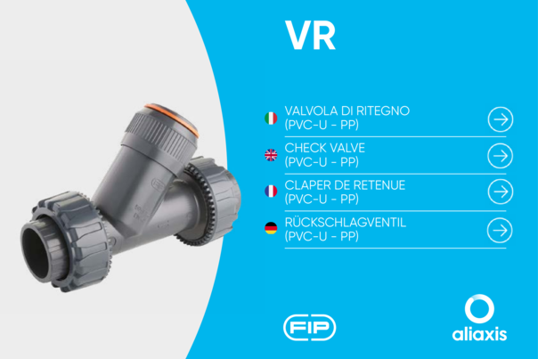 Bedienungsanleitung Rückschlagventil VR DN15-100