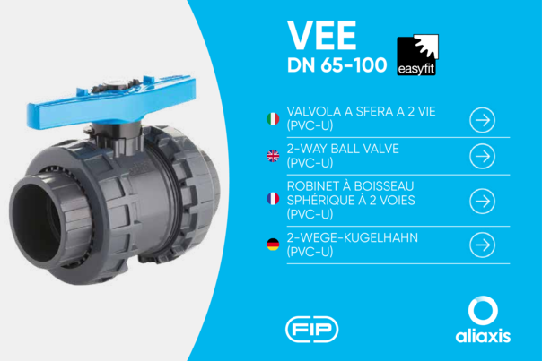 Bedienungsanleitung Kugelhahn VEE Easyfit DN65-100
