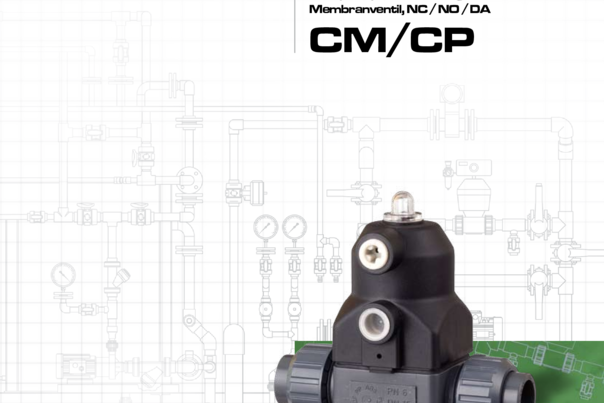 CM/CP Membranventile pneumatisch