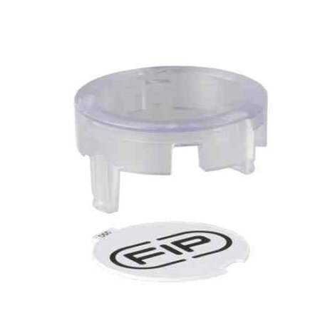 Abdeckkappe mit Etikettenhalter VXE/VEE, transparent Abdeckkappe mit Etikettenhalter VXE/VEE, transparent