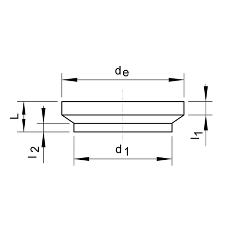 Reduktion, PE 100, SDR 11, kurz, zentrisch
