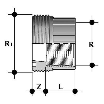 <P>Einschraubteil, PVC-U, Innengewinde</P> <P>Einschraubteil, PVC-U, Innengewinde</P>