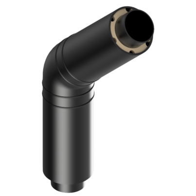 <P>Winkel 45°, PE Abfluss Rohr-in-Rohrsystem</P>