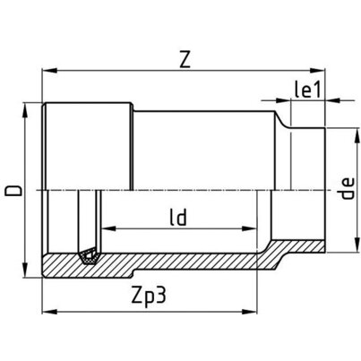 <P>Steckmuffe, PE 100, SDR 11, kurz, spangebend hergestellt</P> <P>Steckmuffe, PE 100, SDR 11, kurz, spangebend hergestellt</P>