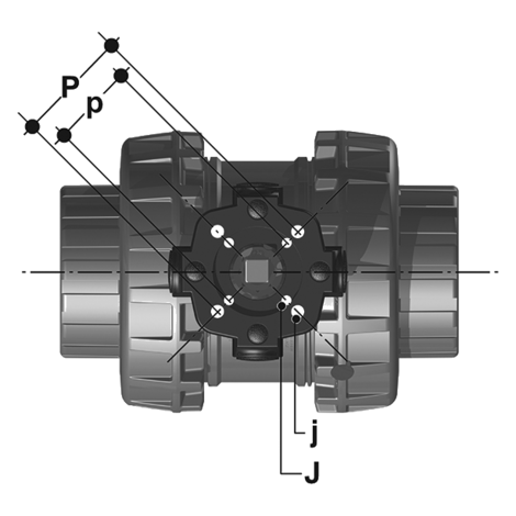 Antriebskit PowerQuick Easyfit CP/CE für Kugelhahn VEE/VXE