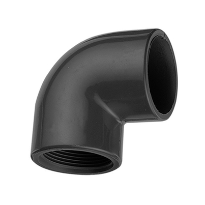 <P>Winkel 90°, PVC-U, Klebmuffe/Gewindeanschluss</P>