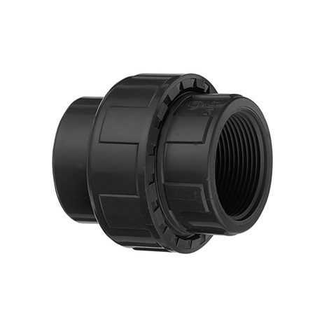 Verschraubung, PVC-U, Klebemuffe/Gewindemuffe