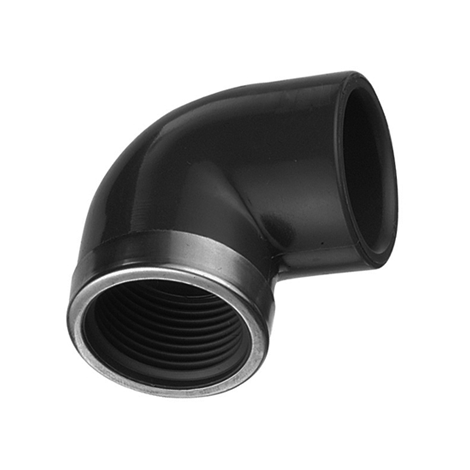 Winkel 90°, PVC-U, metallringverstärkt