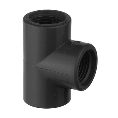 <P>T-Stück 90°, PVC-U, Gewindemuffe</P>