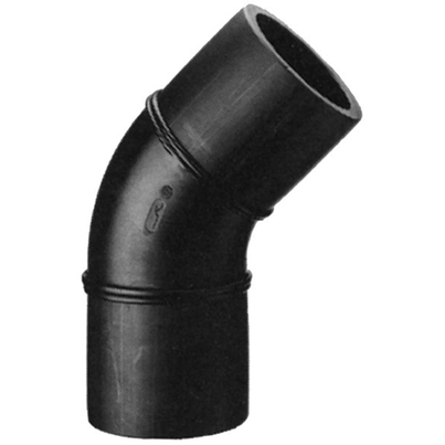 <P>Bogen 45°, PE 100, SDR 33, lang, geschweißt</P> <P>Bogen 45°, PE 100, SDR 33, lang, geschweißt</P>