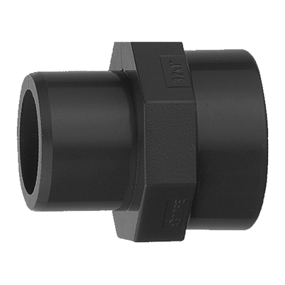 <P>Übergangsmuffennippel, PVC-U, Innengewinde</P>