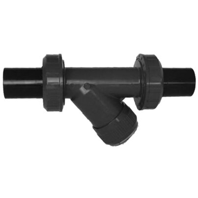 <P>Schmutzfänger, PVC-U, Verschraubung mit PE100-LS-Stutzen</P> <P>Schmutzfänger, PVC-U, Verschraubung mit PE100-LS-Stutzen</P>