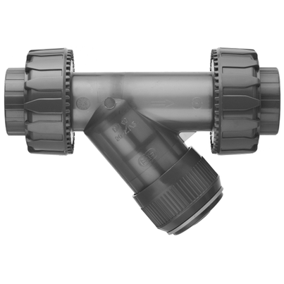 <P>Schmutzfänger transparent, PVC-U, Verschraubung mit Gewindemuffe</P> <P>Schmutzfänger transparent, PVC-U, Verschraubung mit Gewindemuffe</P>