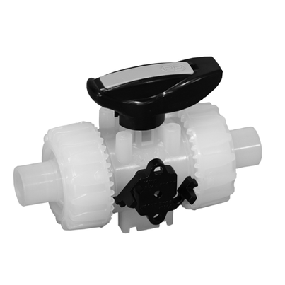 <P>2-Wege-Kugelhahn d20-63, VKD DualBlock, PVDF, PVDF-LS-Stutzen, FKM</P> <P>2-Wege-Kugelhahn d20-63, VKD DualBlock, PVDF, PVDF-LS-Stutzen, FKM</P>