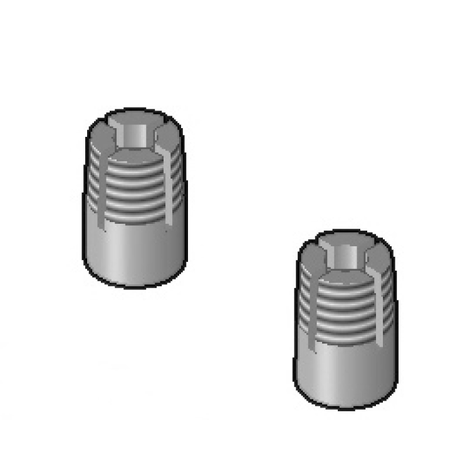 Insert-Pack, Gewindebuchse Messing für Kugelhahn VKD