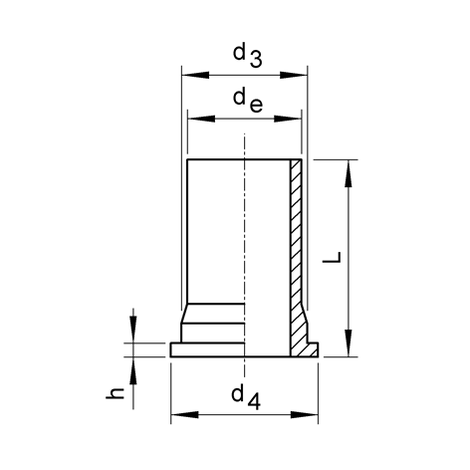 Einlegeteil, PE100, SDR 11, lang