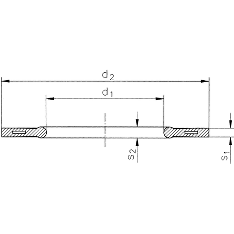 Profildichtung, SDR 11, EPDM, mit Stahleinlage