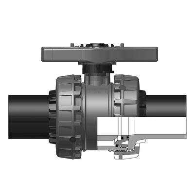 <P>2-Wege-Kugelhahn d 75 - 110, VXE-Easyfit, PVC-U, PE100-LS-Stutzen</P> <P>2-Wege-Kugelhahn d 75 - 110, VXE-Easyfit, PVC-U, PE100-LS-Stutzen</P>