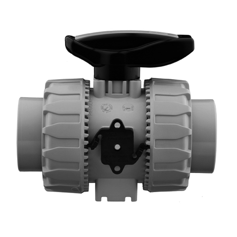 2-Wege-Kugelhahn d 16 - 63, VKD DualBlock, PP, Schweißmuffen