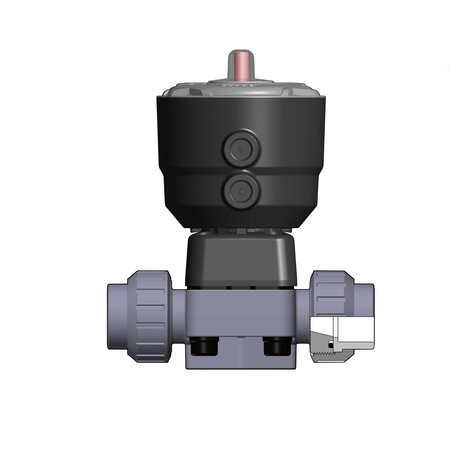 2/2-Wege-Membranventil DK/CP, ABS, d 20 - d 63, Verschraubung mit Klebemuffe, NC