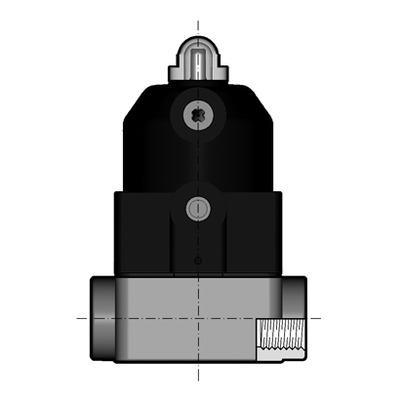 <P>2/2-Wege-Membranventil CM/CP, PP, Typ 186, R 3/8" und R 1/2", Gewindemuffe, NC</P>