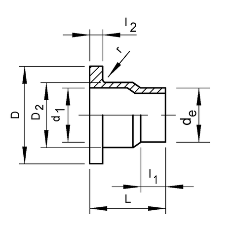 Austrittshilfe, PP, kurz, SDR 11