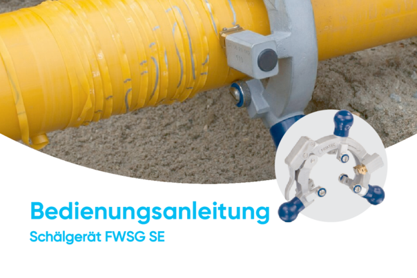 Kompaktschälgerät für Rohrenden und Sattelflächen d 63 - d 315