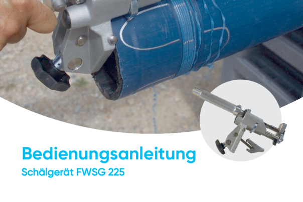 Schälgerät für Rohre d 75 - d 225 (bis 2019)