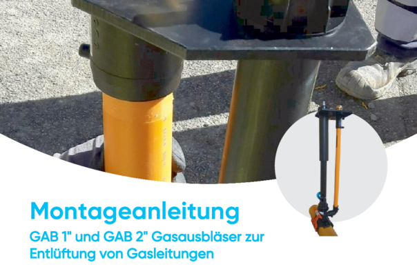 Gasausbläser zur Entlüftung von Gasleitungen