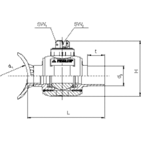 Tapping ball valve Top loading for side tapping under pressure