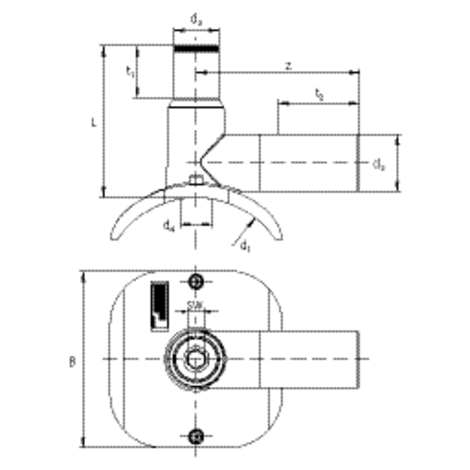 Top-loading tapping tee, SDR 11 Top-loading tapping tee, SDR 11