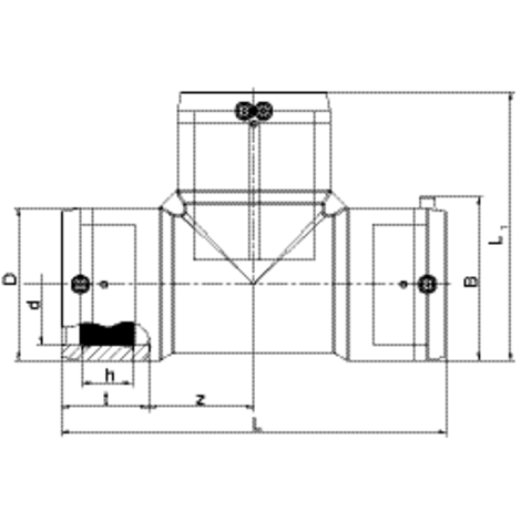 T-Stück, SDR 11