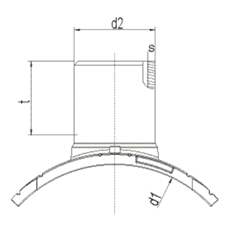 Spigot saddle SDR 17