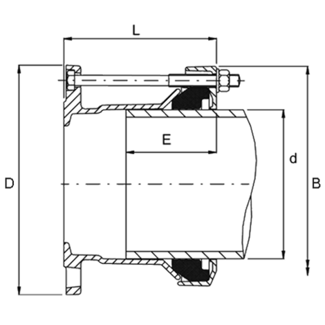 Ultra-Range Flange Adaptor