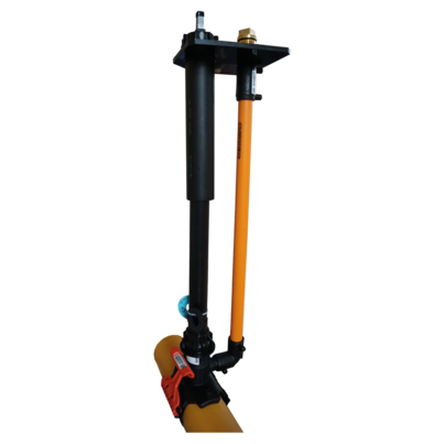 <P>Purge stack for venting gas pipes</P>