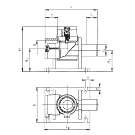 Elbow with base unit