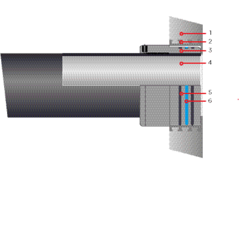 Plug-in coupler for shaft lining adapter