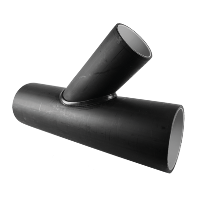 <P>Einfachabzweig mit reduziertem Abgang 45° (Stutzenfitting)</P>