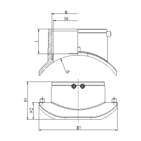 Vacuum-loading sewage saddle