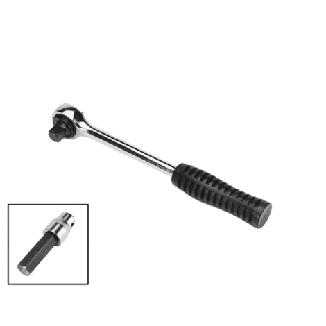 Betätigungsschlüssel für Druckanbohrarmaturen mit parallelem Dom (DAP)