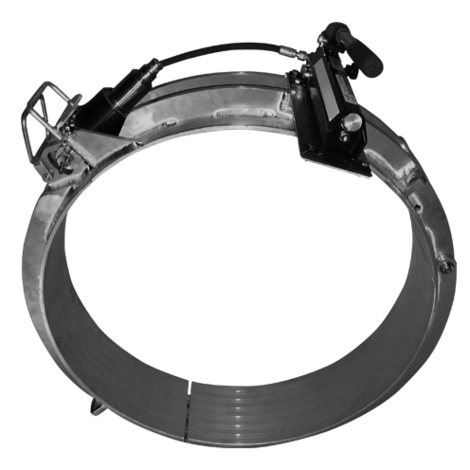 Hydraulic round clamp for pipes d 280 - d 900 Hydraulic round clamp for pipes d 280 - d 900