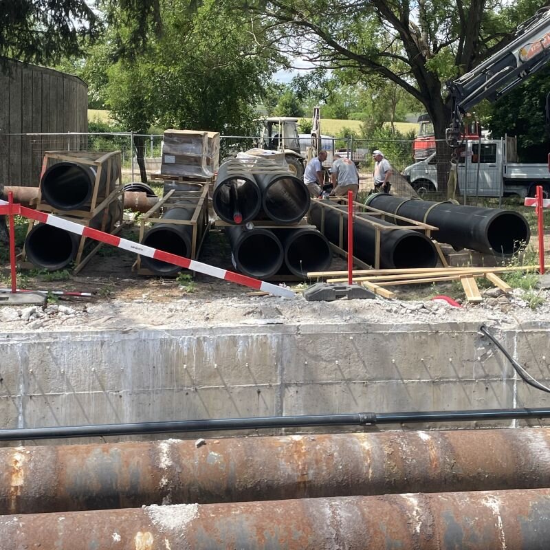 Erneuerung eines veralteten Wasserversorgungsnetzwerks in Kulcs, Ungarn