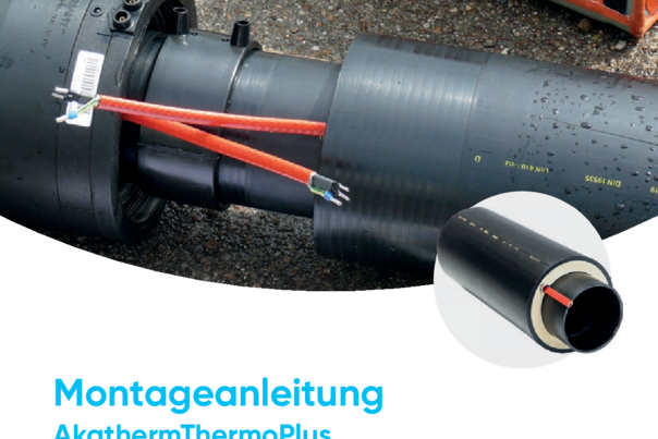Doppelrohrverbindung Var. 4 ausgeschäumt Begleitheizung Langmuffe