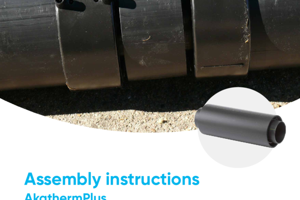 Double pipe connection system B (2 outer sleeves/spacer ring)